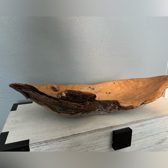 Driftwood with turquoise stone. All natural. - Picture 6 of 6